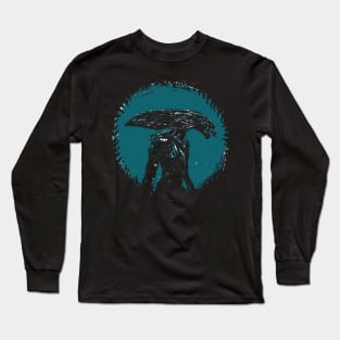 The monster from outerspace Long Sleeve T-Shirt